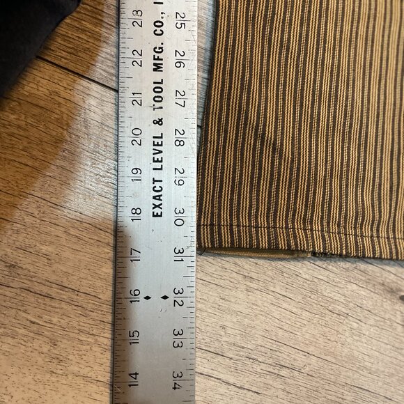 VTG Vah Maker two-toned striped saddle carpenter Pants Made In USA Size 38 / 40 - Picture 3 of 8